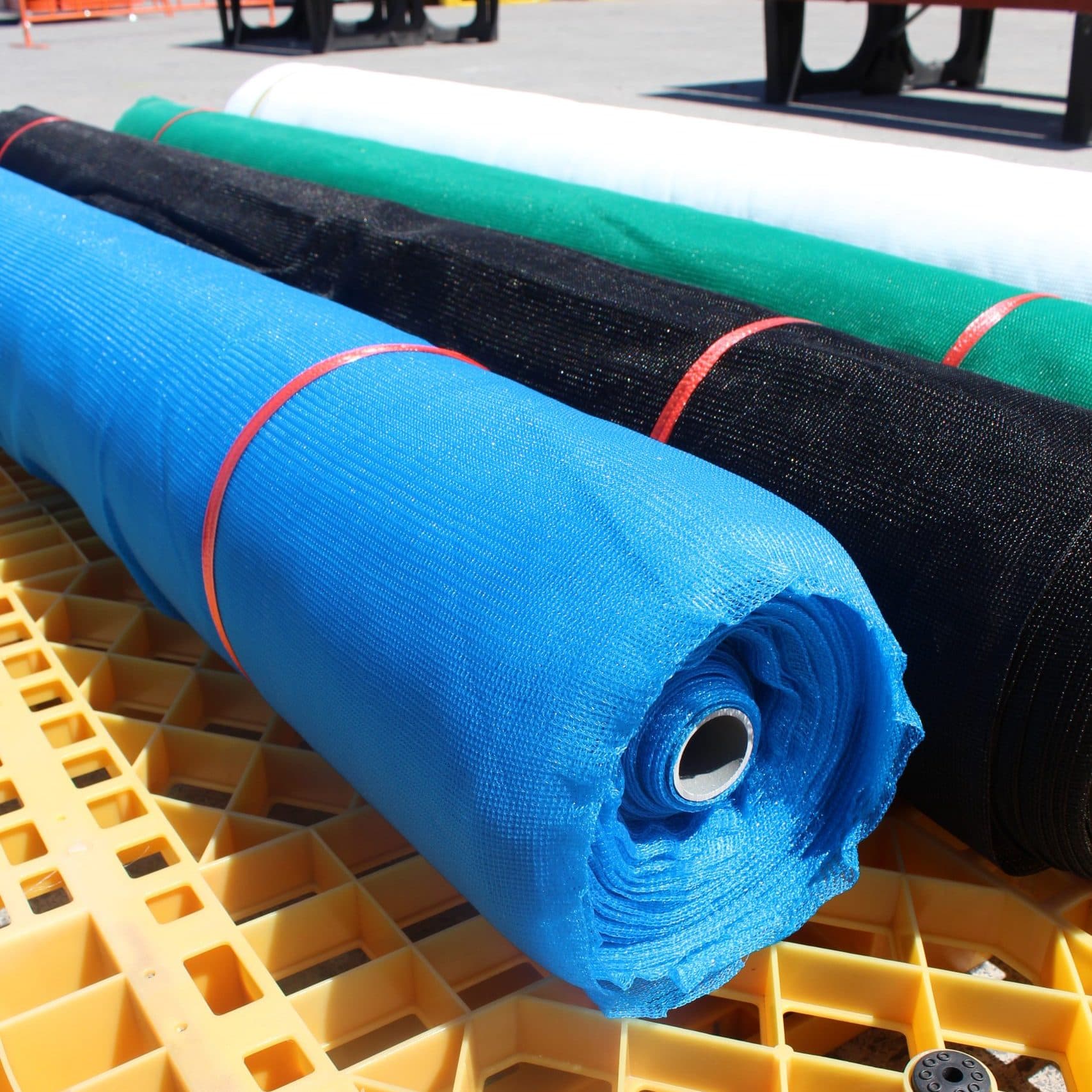 Shade Cloth Rolls - Blue