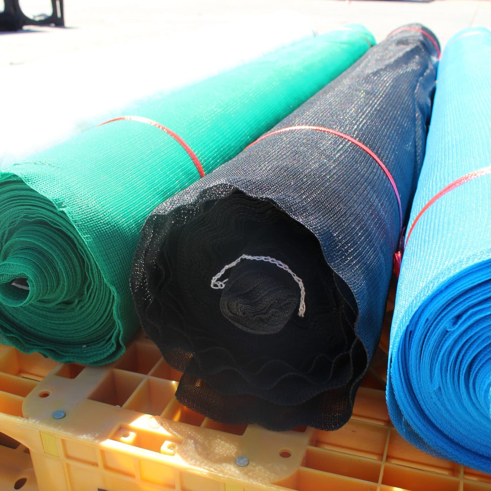 Shade Cloth Rolls - Black