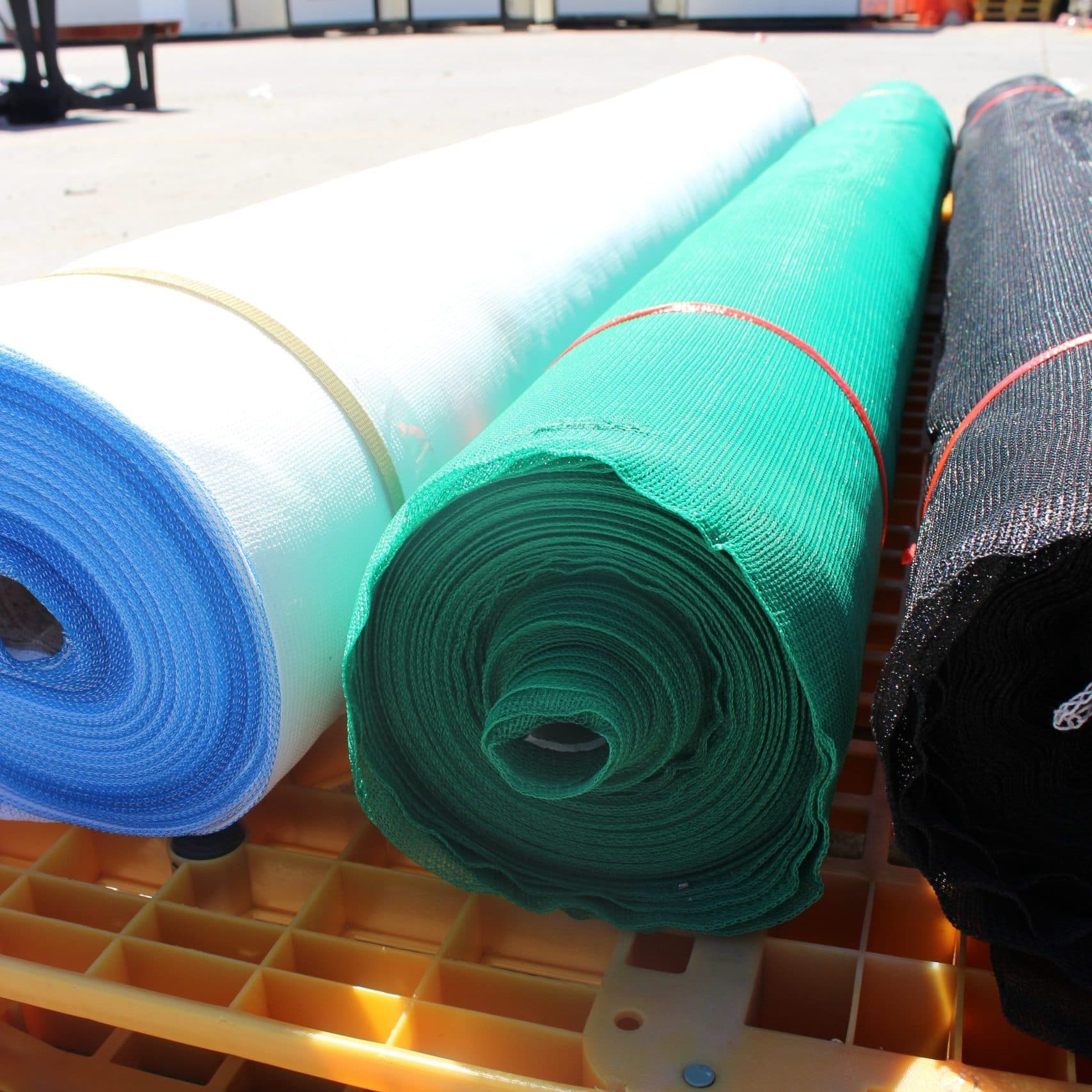 Shade Cloth Rolls - Green