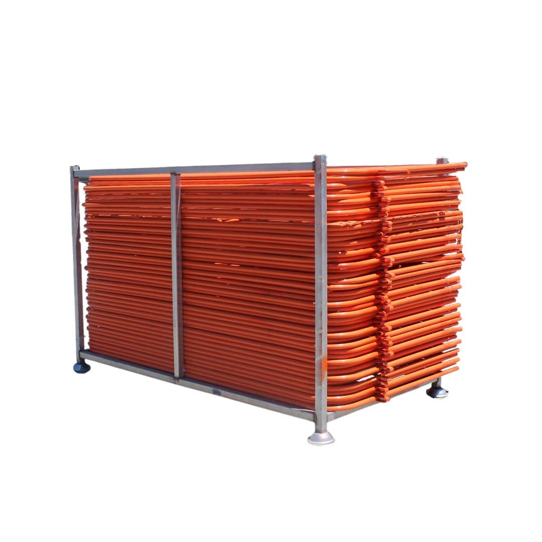 100m Orange Crowd Barrier Package