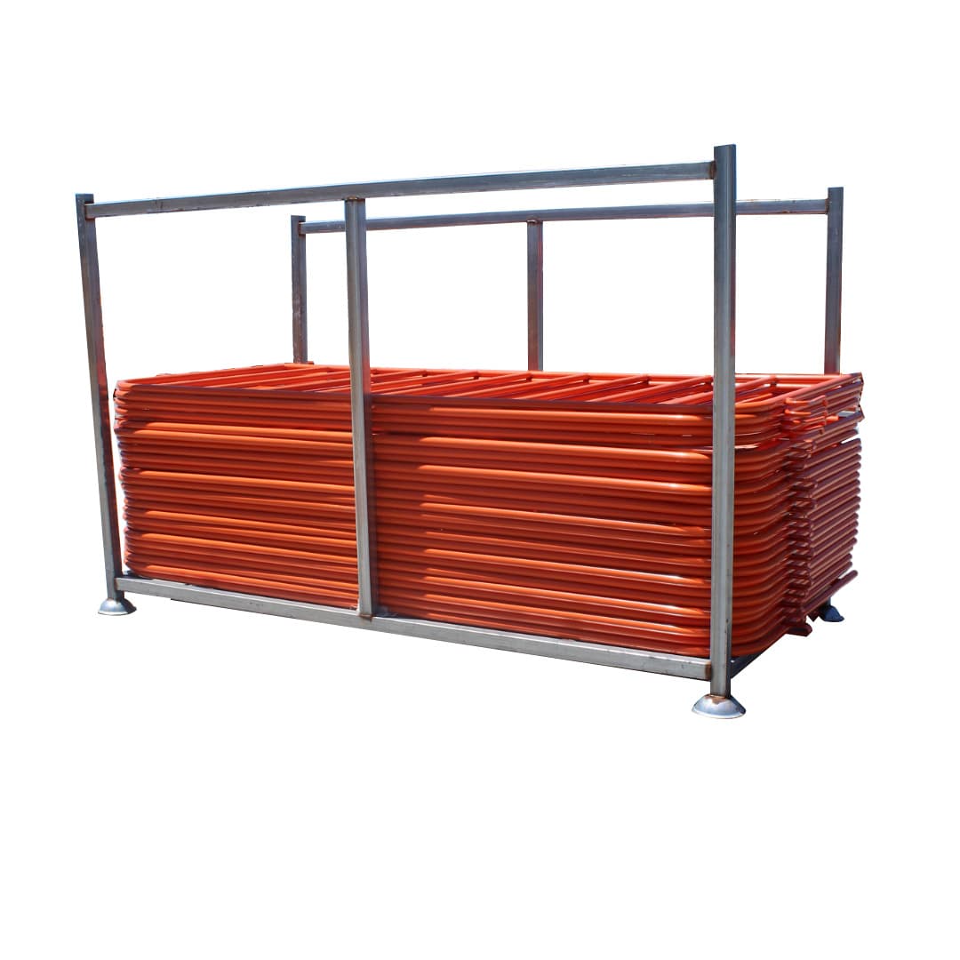 50m Orange Crowd Barrier Package